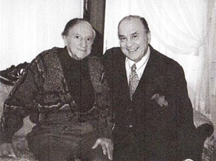 Dr Brusch and George Brankey in 1992